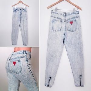 Authentic Prezzia High-Rise Acid Wash Mom Jeans